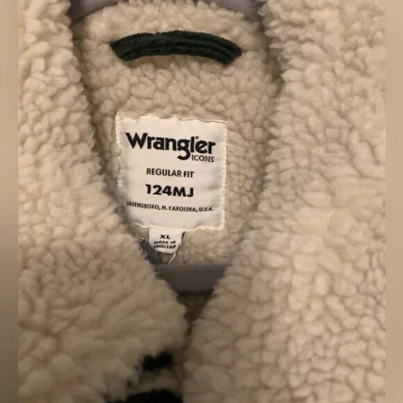 The Montana New Wrangler Icons124MJ Men's Sherpa Corduroy Jacket Size XL Trucker - Picture 5 of 15